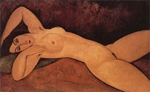 Amedeo Modigliani - Nudo sdraiato